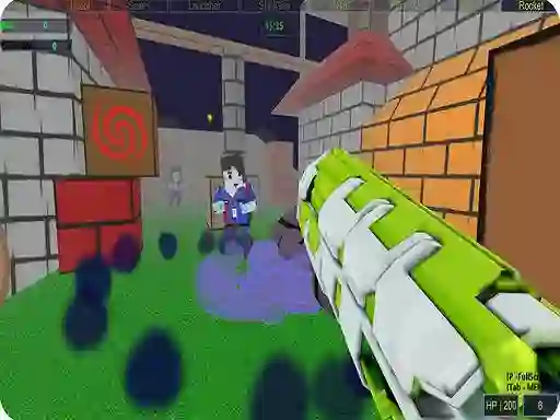 Игра Zumbie Blocky Land 2022 онлайн