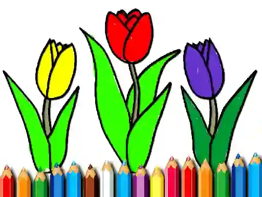 Игра Back To School: Spring Time Coloring Book онлайн