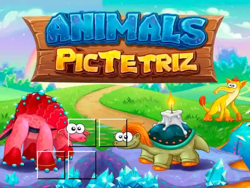Игра Animals Pic Tetriz онлайн