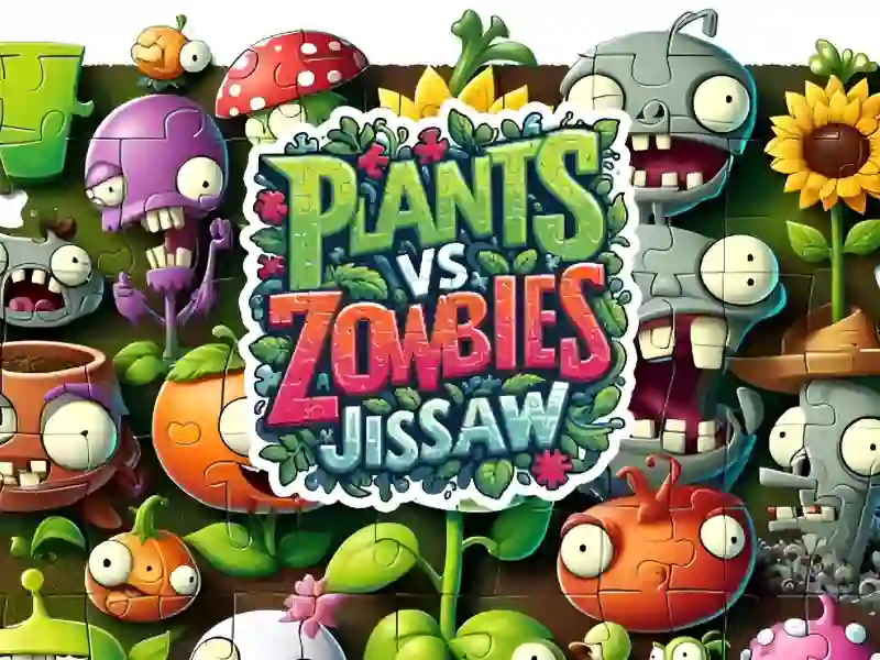 Игра Plants vs Zombies Jigsaw онлайн