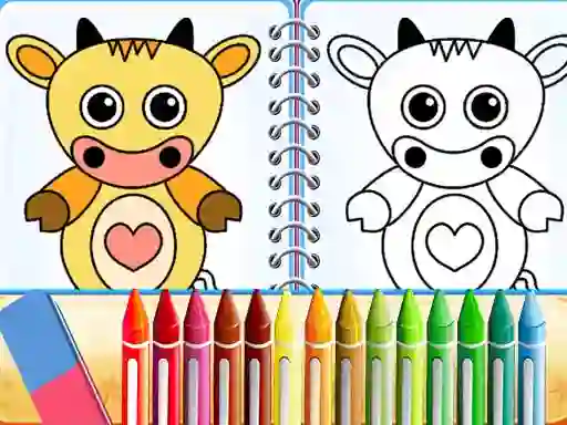 Игра Lovely Pets Coloring Pages онлайн