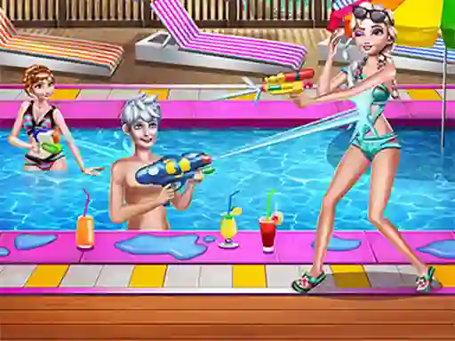Игра Family Pool Time онлайн