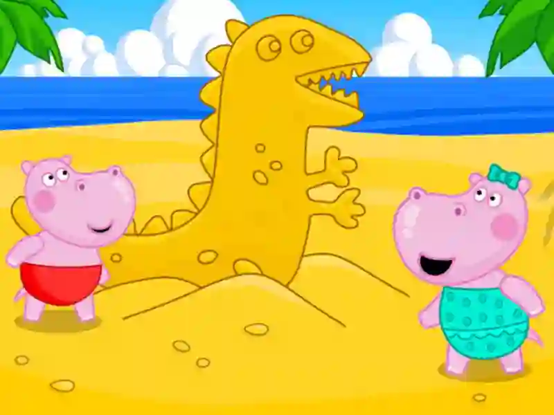Игра Hippo Beach Adventures онлайн