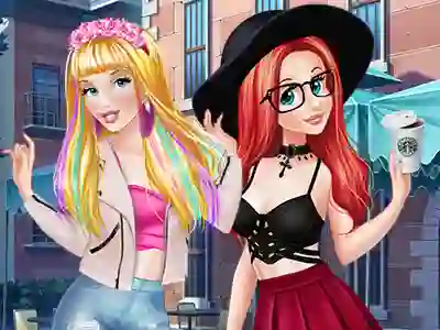 Игра 100 Crop Top Looks for Princess онлайн