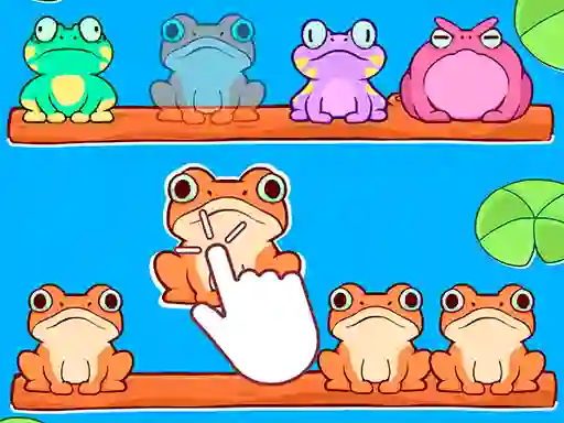 Игра Sorting frogs онлайн