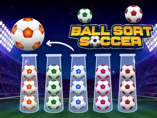 Игра Ball Sort Soccer онлайн