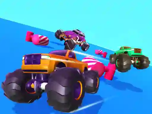 Игра Fall Cars Ultimate Knockout Race онлайн