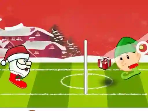 Игра Santa winter head soccer онлайн