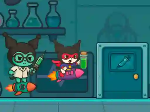 Игра Kitty Kuro Lab Escape онлайн