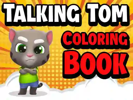 Игра Talking Tom Coloring Books онлайн
