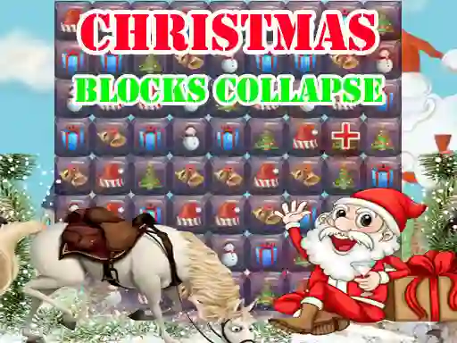 Игра Christmas Blocks Collapse онлайн