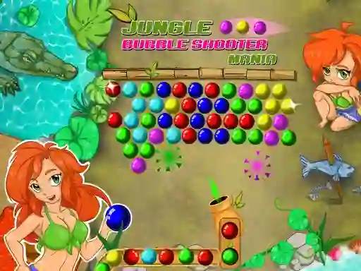 Игра Jungle Bubble Shooter Mania онлайн