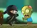 Игра Ninja Kid Vs Zombies онлайн