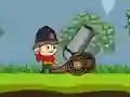 Игра Cannons and Soldiers mountain offense онлайн