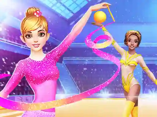 Игра Gymnastics Girls Dress Up Game онлайн