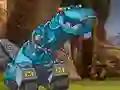 Игра Dinotrux builder create & print онлайн