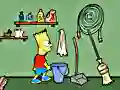 Игра Bart Simpson Saw онлайн