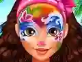 Игра Oceania Princess Moana Face Art онлайн