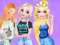 Игра Princesses and Pets Matching Outfits онлайн