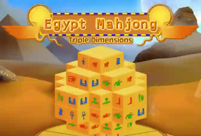 Игра Egypt Mahjong Triple Dimensions онлайн
