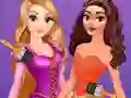 Игра Disney Princesses Rainbow Dresses онлайн