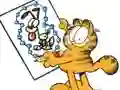 Игра Garfield connects the dots онлайн