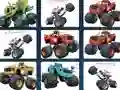 Игра Offroad Trucks Memory онлайн