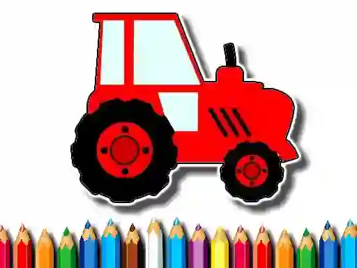 Игра Easy Kids Coloring Tractor онлайн