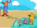 Игра Cartoon Birds Differences онлайн