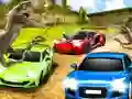 Игра Dino Car Race онлайн
