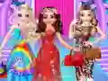 Игра Princesses Different Style Dress Fashion онлайн