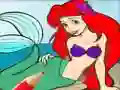 Игра Princess Mermaid Coloring Game онлайн