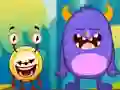 Игра Alarmy & Monster Family онлайн