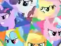 Игра Pony Round Puzzle онлайн