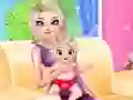 Игра Princess Elsa Baby Born онлайн