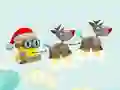 Игра Flapcat christmas онлайн