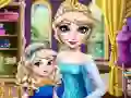 Игра Ice Queen Mommy Real Makeover онлайн