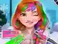 Игра Annie's Winter Chic Hairstyles онлайн