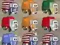 Игра Garbage Trucks Matching онлайн