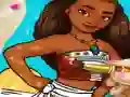 Игра Moana Coloring Book онлайн