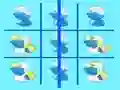 Игра Smurfs Tic Tac Toe онлайн