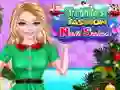 Игра Christmas Fashion Nail Salon онлайн