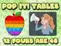 Игра Pop It  Tables онлайн