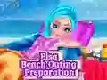 Игра Elsa Beach Outing Preparation онлайн