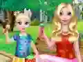 Игра Mommy And Daughter Summer Day онлайн