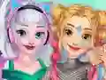Игра Elsa and Rapunzel Future Fashion онлайн
