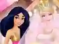 Игра Princess Pink And Gold Wedding онлайн