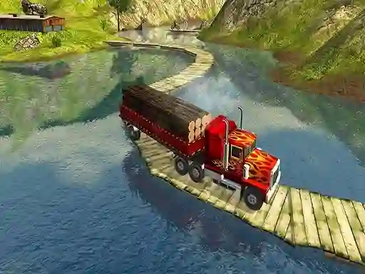 Игра Cargo Heavy Trailer Transport онлайн