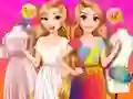 Игра Princesses Outfit Coloring онлайн