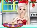Игра Frozen Christmas Cupcake Maker онлайн